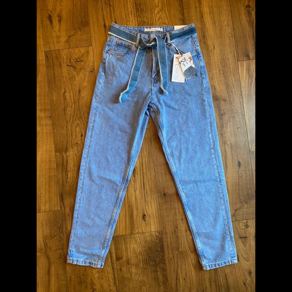 NWT Zara mom fit denim